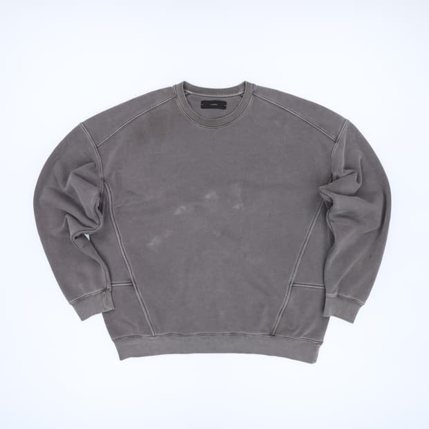 2XL 일꼬르소 가먼트다이 헤비 스웻셔츠 맨투맨 4226