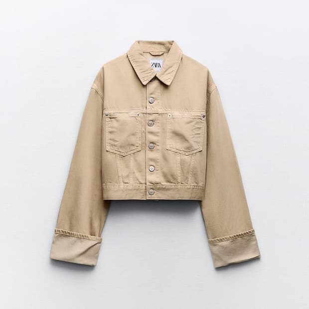 자라 TRF 컬러 데님 점퍼