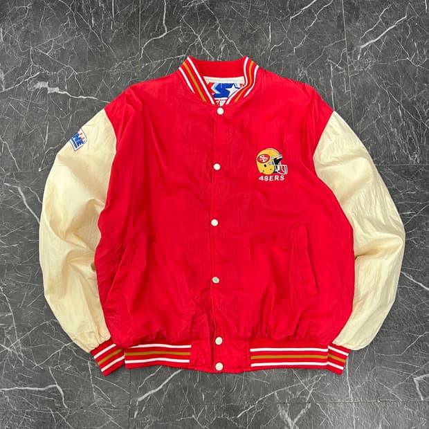 스타터 샌프란시스코 나일론 바시티 자켓