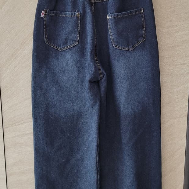 (여아140사이즈)리에벨로,유니클로 리본 데님 청바지(봄,가을용)