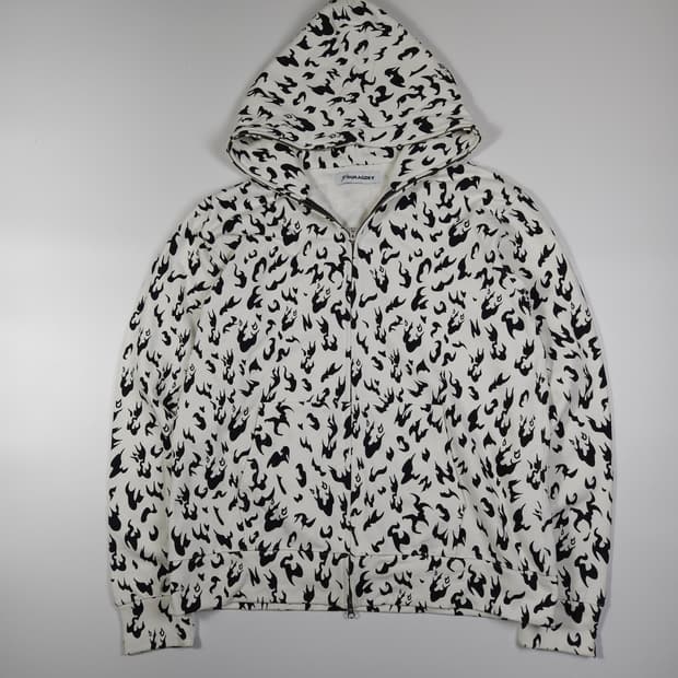 듀렉데브 오버핏 후드집업 