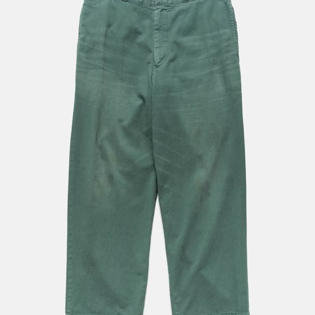 아프레쎄 26ss Vintage Twill Work Pants Green