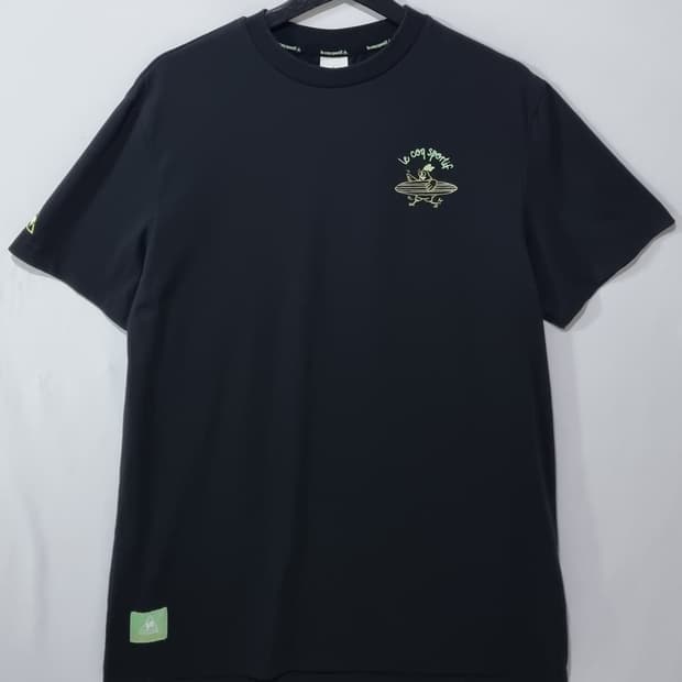 오버핏 S ) 르꼬끄 블랙 반팔티