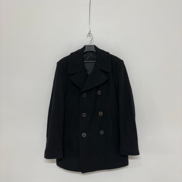 80‘s USN Wool Pea Overcoat.