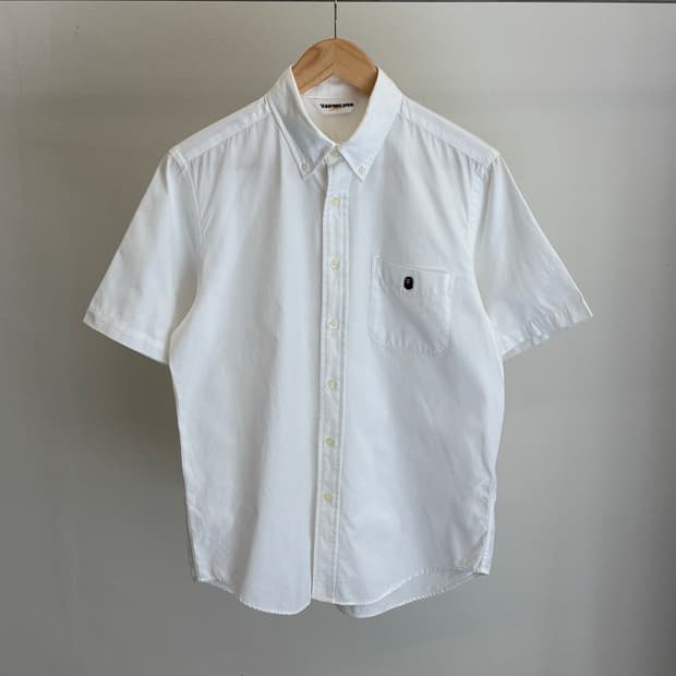 베이프 원포인트 반팔 셔츠 