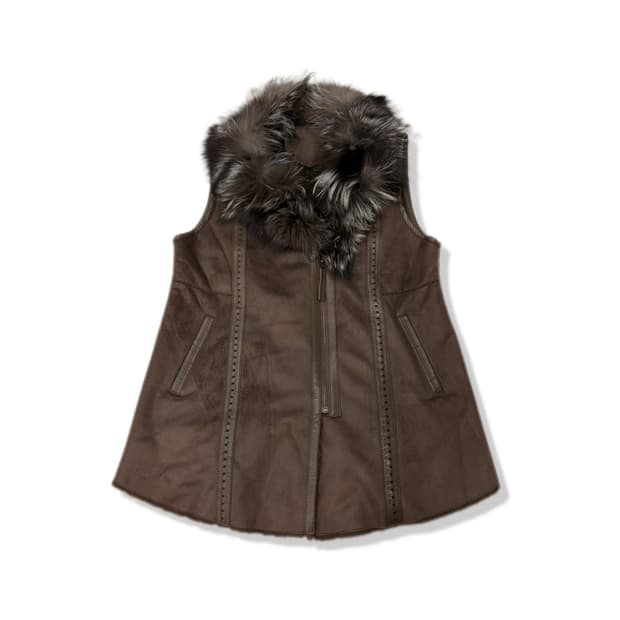 delvacchio sheepskin vest