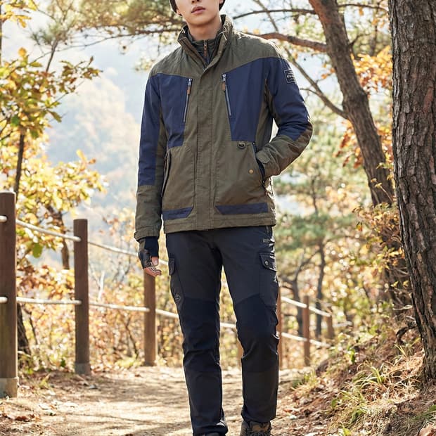 K2 + FS2 포스트 어반 배색 사파리 필드 자켓