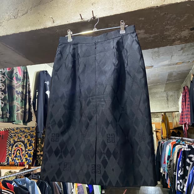 90s GIVENCHY 지방시 시그니처 로고 패턴 원피스