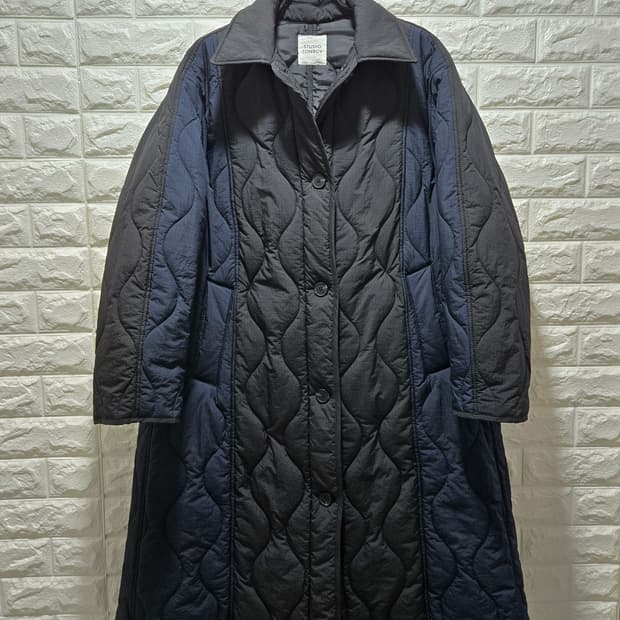 스튜디오톰보이 퀼팅 롱 패딩 Free 