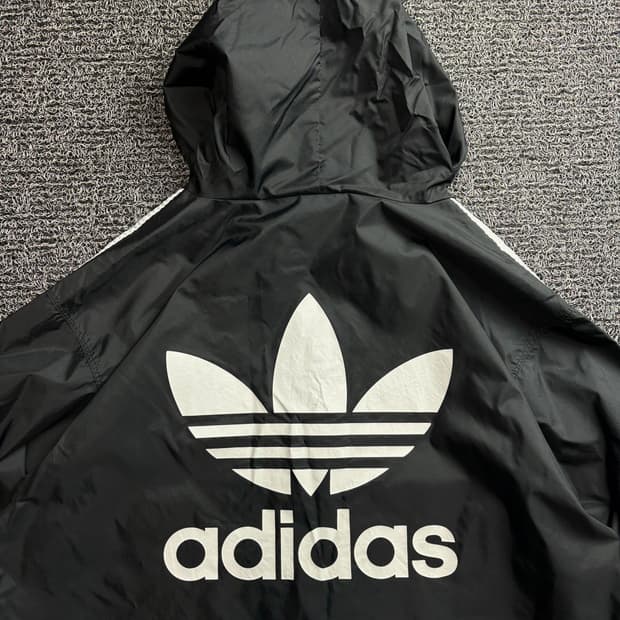 아디다스 빅 트레포일 폰초 윈드 브레이커 아노락 3064