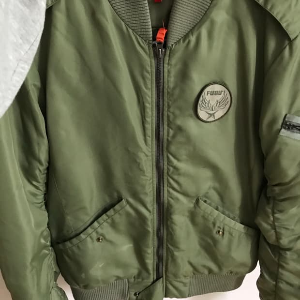 FUBU 빈티지 항공점퍼자켓카키