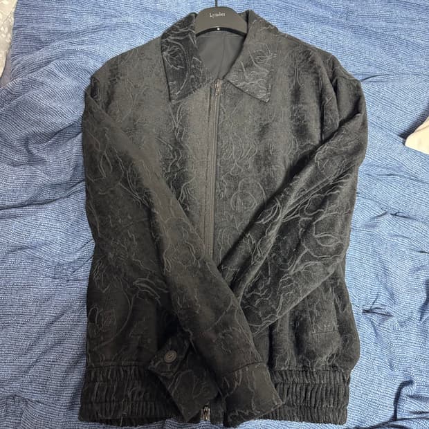 [1] 린더 자카드 블루종