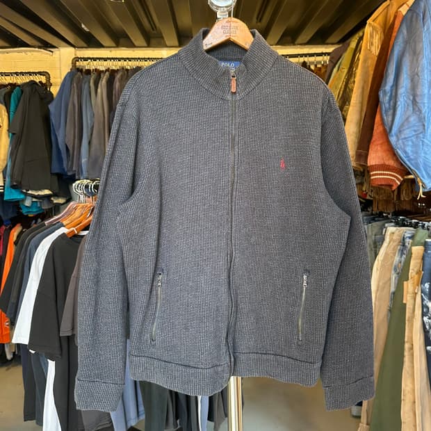 폴로 랄프로렌 코튼 집 스웨터