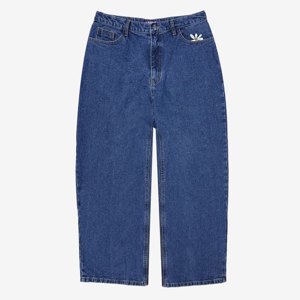 라브로스 Smart Daisy Baggy Jeans (Indigo)