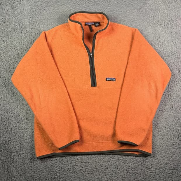90s 파타고니아 신칠라 하프 집업 플리스 풀오버