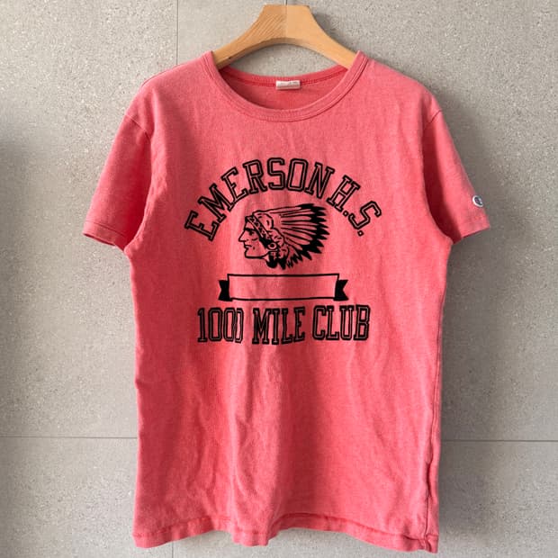 챔피온 빈티지 티셔츠 인디언 디자인