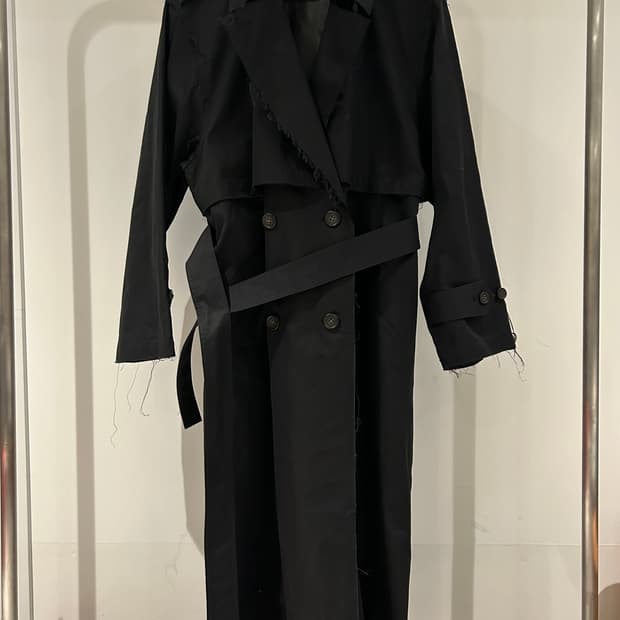 Perverze Unfinished Belted Coat