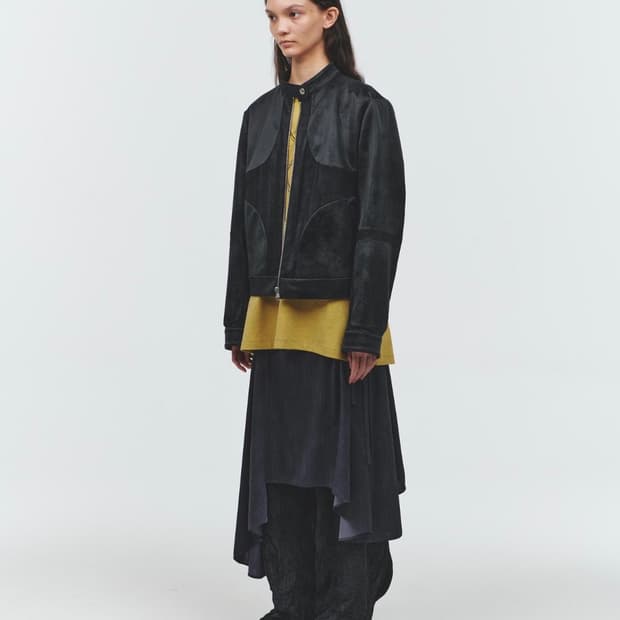 오들리워크샵 Leather Quad Jacket