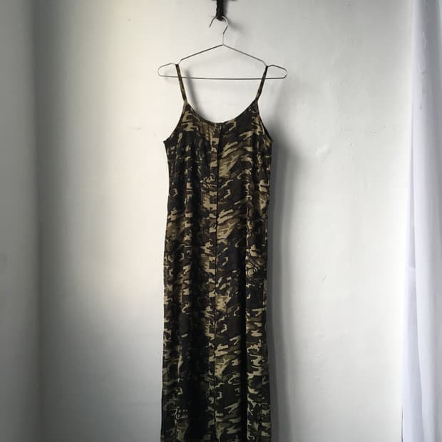Camo pattern maxi onepiece