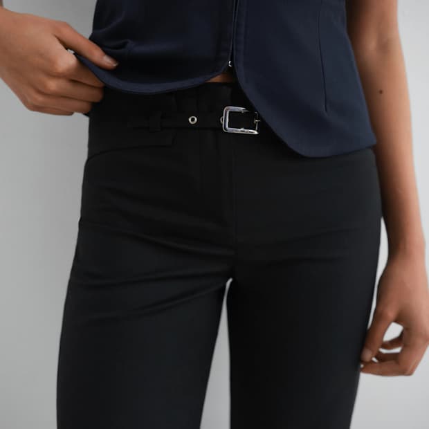 (36,38) 기마구아스 니콜 테일러드 트라우저