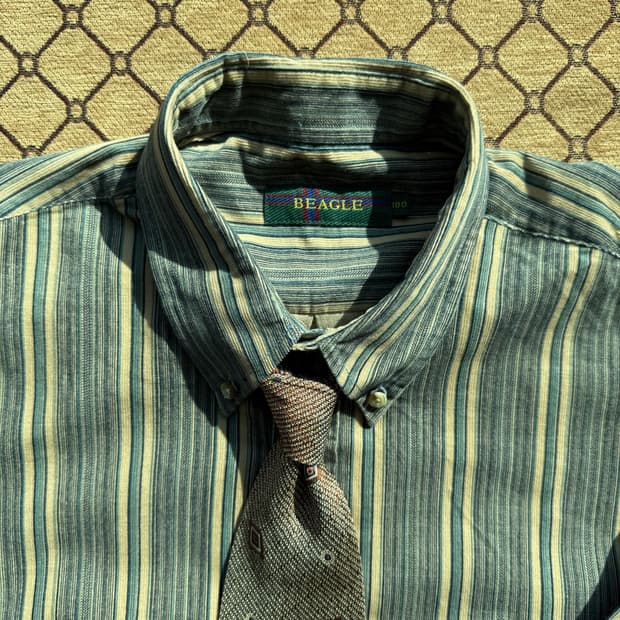 빈티지 셔츠/Yves Saint Laurent 타이