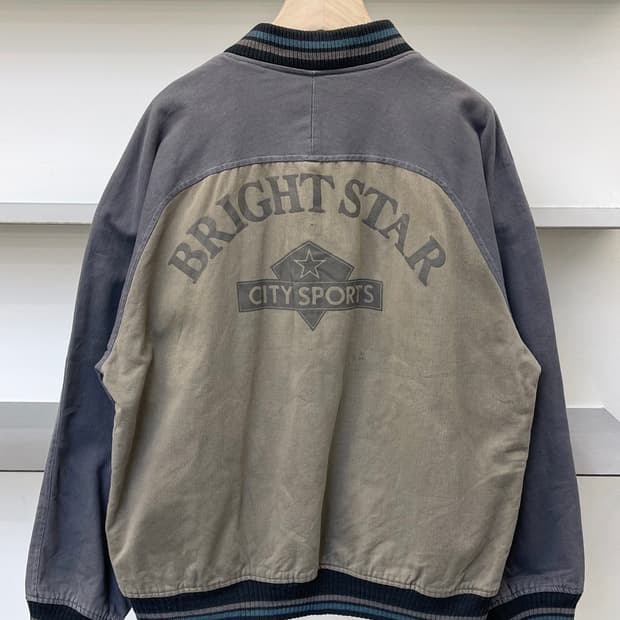 Ceronias Uomo 90s 브라이트 스타 바시티 자켓