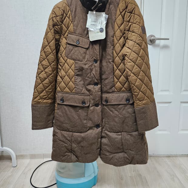 (95)L♡새상품♡노스페이스 화이트라벨 로턴 헤리티지[브라운]퀼팅자켓코트