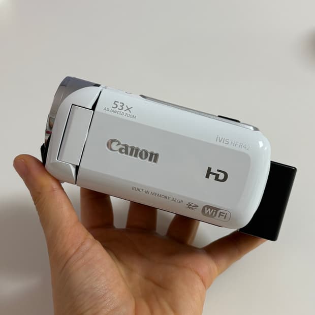 [민트급] 캐논 iVIS HF R42(VIXIA 400) 화이트