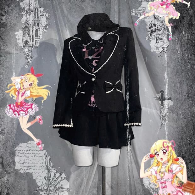 리즈리사 데일리 갸루 공겜여주깔 코디세트 