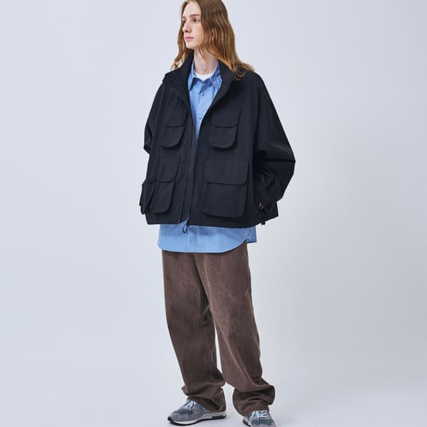 유니폼브릿지 컴포트 데님 서퍼 다잉 팬츠 브라운