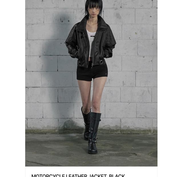 보헴서 모터사이클 라이더 자켓