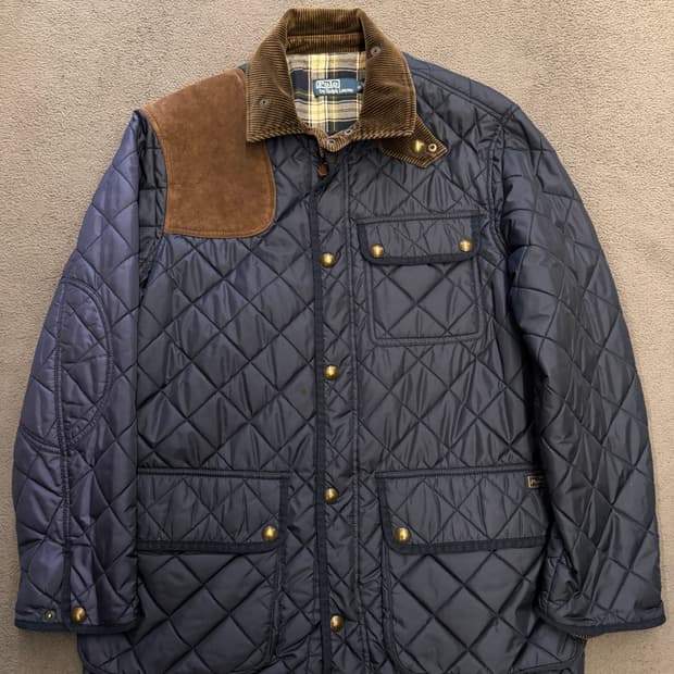 폴로 랄프로렌 캠튼 퀄팅 자켓 처분 