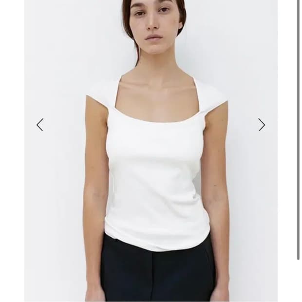 LE17SEPTEMBRE 앤 저지 탑 화이트