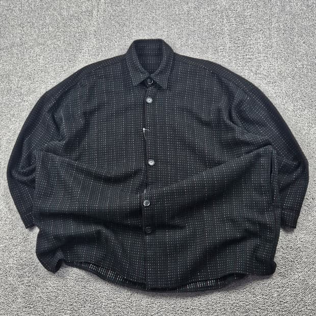 빈티지 헤비 코튼 패턴 셔츠 ( 상세설명참조 ) / 10337