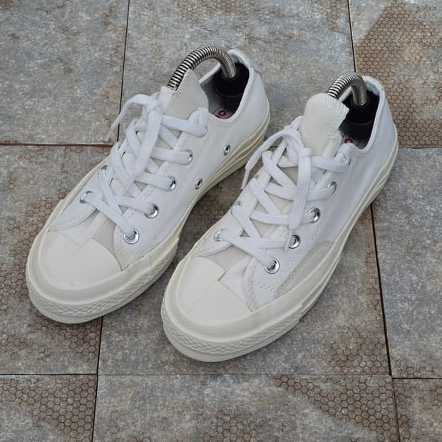 (220)컨버스 척 70 로우 라이벌 화이트