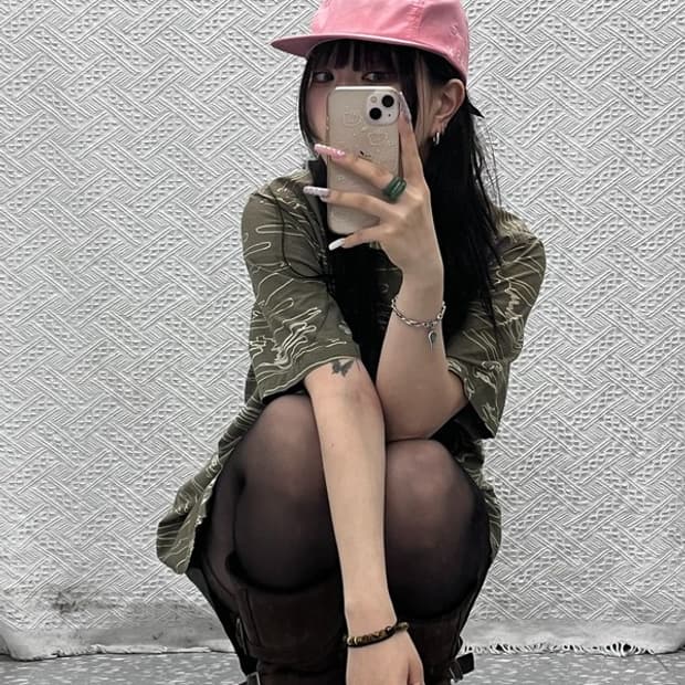 스투시 빈티지 잠보리 딸기우유 핑크 캠프캡 C13487