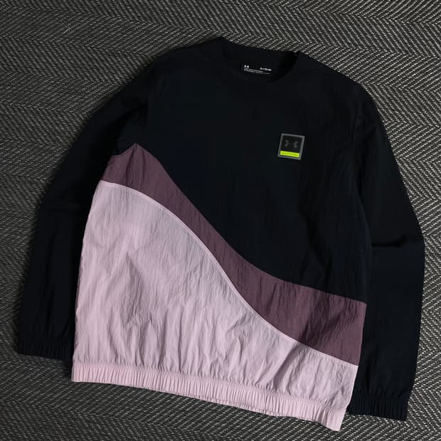 언더아머 박스로고 나일론 우븐 웜업y 3335