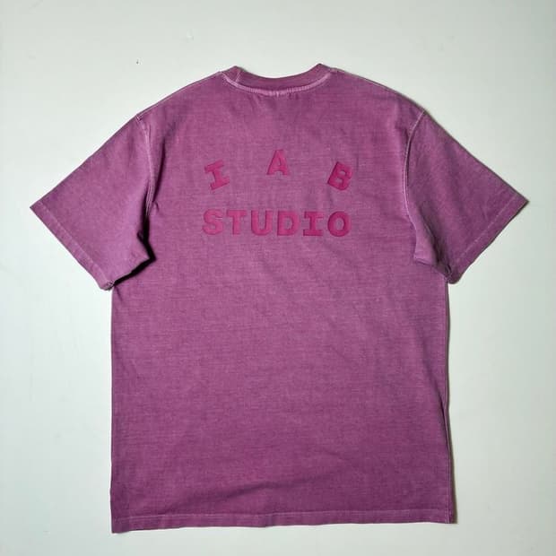 아이앱스튜디오 피그먼트 빅로고 반팔 티셔츠 PN9579