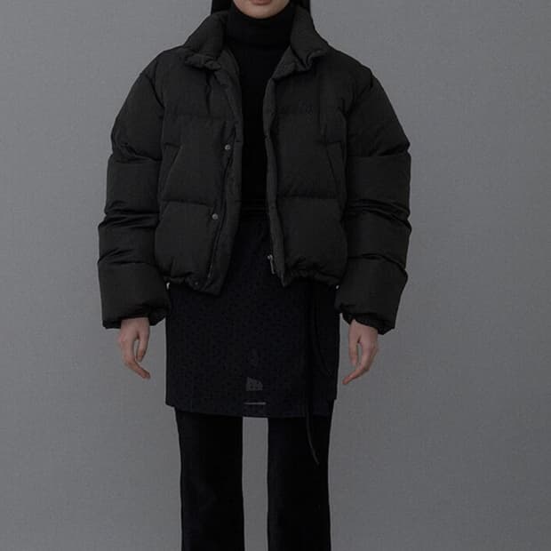 Ore 오어 아츄 푸퍼 패딩 블랙 