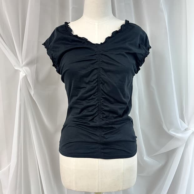 associer debois shirring slim top