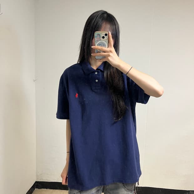 Polo Ralph Lauren Navy Collar T-Shirt