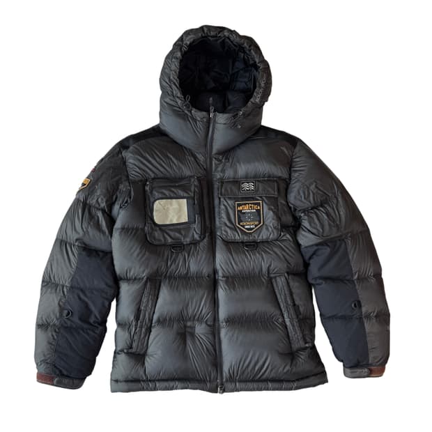 코오롱스포츠 안타티카 퍼텍스 블랙 초경량패딩