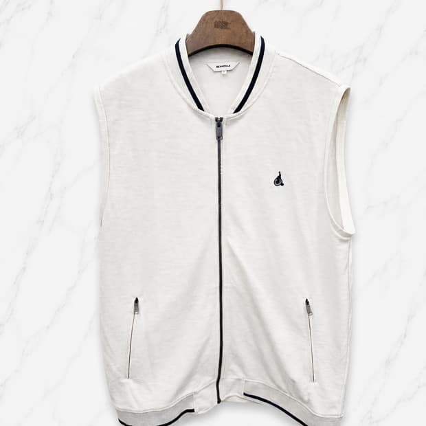 L,100 )) BEAN POLE 빈폴 집업 조끼!~ 주머니지퍼 있습니다