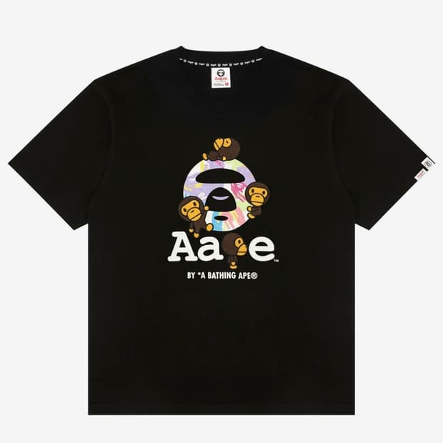 [L 사이즈] AAPE x 베이비 마일로 반팔