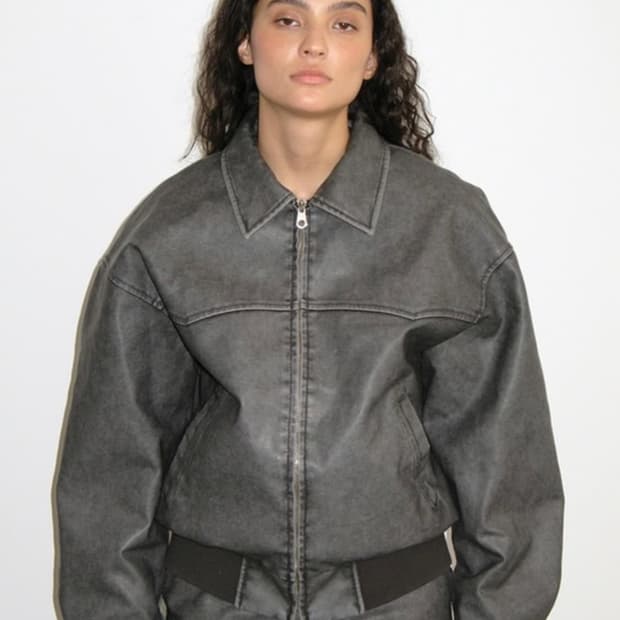 Polysooem 폴리수엠 레더 자켓