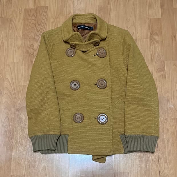 케미컬스포츠 메르시보꾸 단추 버튼 피코트