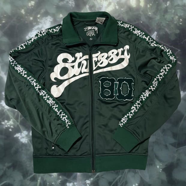Stussy 스투시 한정판 핀터레스트 레이어드 초록색상 져지