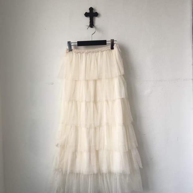 Sha layer long skirt