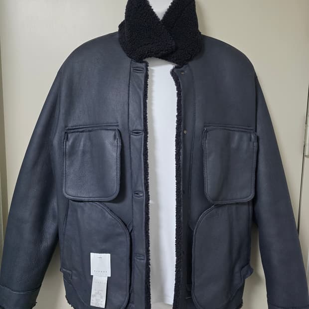 리얼 양털 양가죽 무스탕