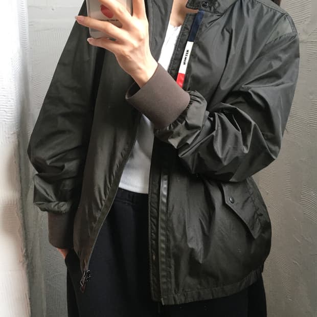 Moncler 몽클레르 카키 나일론 자켓